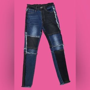 SHEIN women’s patch jeans